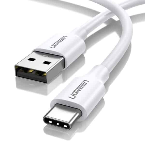 Ugreen - Data Cable Nickel Plating (60123) - USB to Type-C, 2m - Λευκό