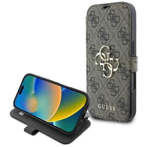 Guess - Book 4G (GUBKP16S4GMGBR) - iPhone 16 - Καφέ