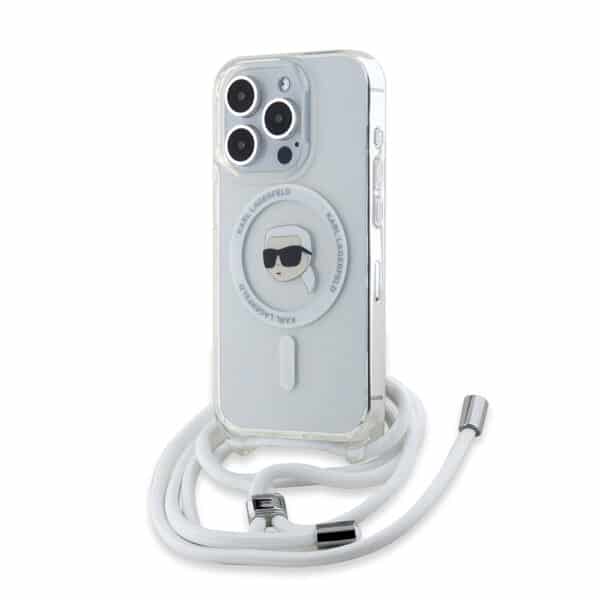 Karl Lagerfeld - IML Crossbody MagSafe (KLHMP15XHCKHNT) - iPhone 15 Pro Max - Διάφανο Karl Head