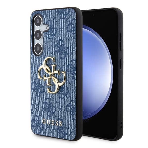 Guess - Hardcase 4G Big Metal Logo (GUHCS24M4GMGBL) - Samsung Galaxy S24 Plus - Μπλε