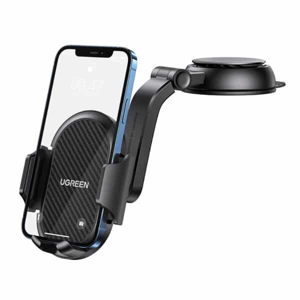 Ugreen - Βάση Στήριξης Αυτοκινήτου (20473) - Waterfall-Shaped with Suction Cup για Dashboard  - Μαύρο