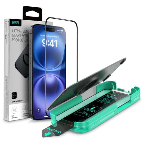 ESR - Armorite Screen Protector - iPhone 16 - Μαύρο