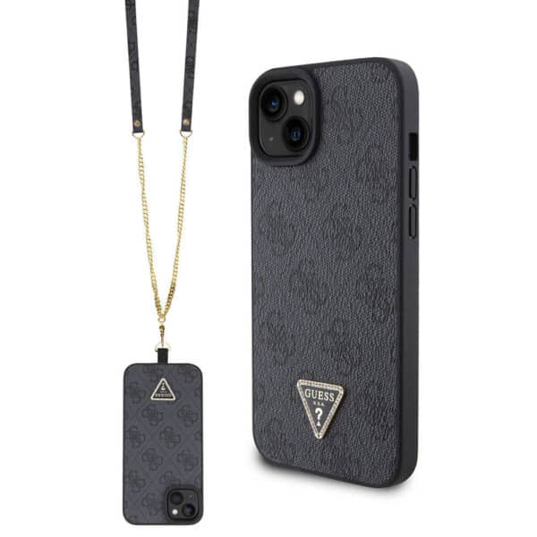 Guess - Crossbody 4G Metal Logo (GUHCP15SP4TDSCPK) - iPhone 15 - Μαύρο