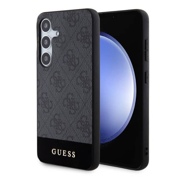 Guess - Hardcase 4G Stripe Collection (GUHCS24MG4GLGR) - Samsung Galaxy S24 Plus - Μαύρο