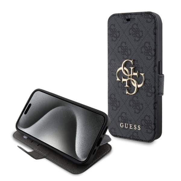 Guess - Book 4G (GUBKP15L4GMGGR) - iPhone 15 Pro - Γκρί