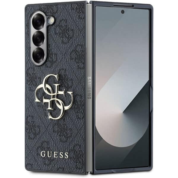 Guess - Leather 4G Metal Logo (GUHCZFD64GMGGR) - Samsung Galaxy Z Fold6 - Μαύρο
