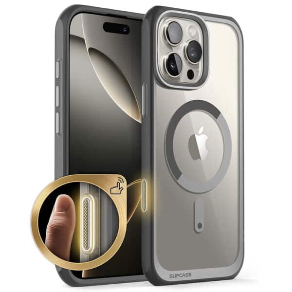 Supcase - Unicorn Beetle Slim Clear MagSafe - iPhone 16 Pro - Γκρί