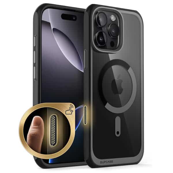 Supcase - Unicorn Beetle Slim Clear MagSafe - iPhone 16 Pro - Μαύρο