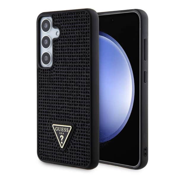 Guess - Rhinestone Triangle (GUHCS24MHDGPPK) - Samsung Galaxy S24 Plus - Μαύρο