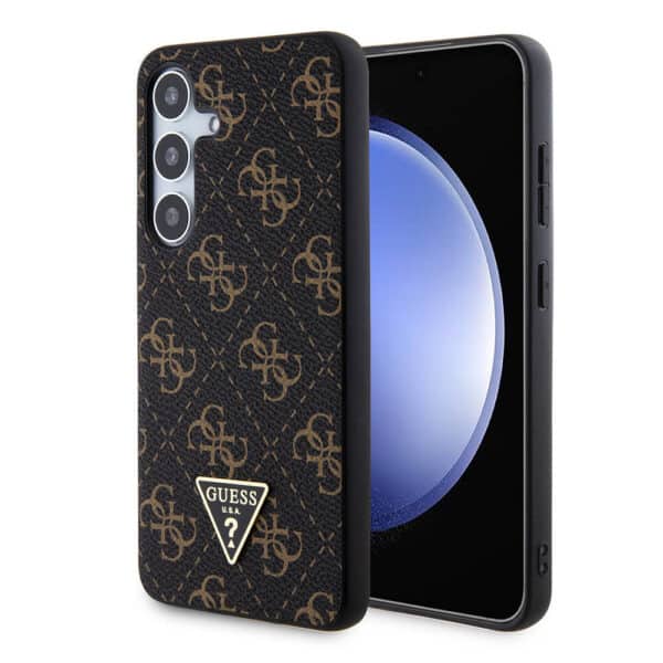 Guess - Hardcase 4G Triangle Metal Logo (GUHCS24SPG4GPK) - Samsung Galaxy S24 - Μαύρο