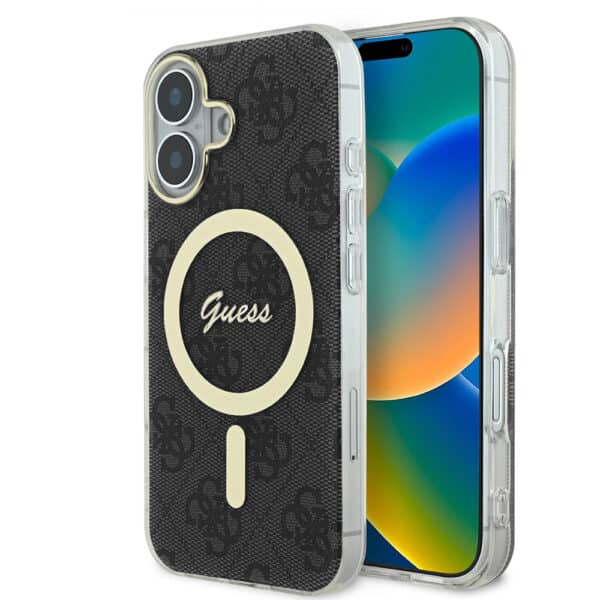 Guess - IML 4G MagSafe (GUHMP16SH4STK) - iPhone 16 - Μαύρο