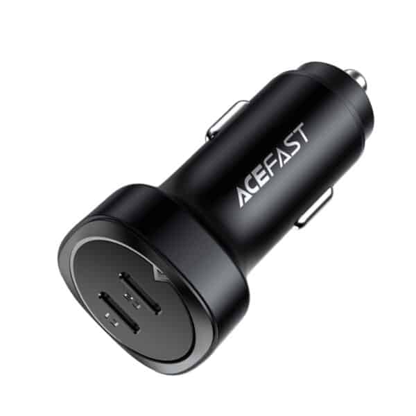 Acefast - Φορτιστής Αυτοκινήτου (B2) - 2x Type-C, Dual PD Fast Charging, 72W, Built-in Voltage Regulator Chip - Μαύρο