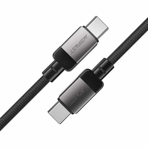Acefast - Data Cable (C9-03) - Type-C to Type-C, Fast Charging, 60W, 1.2m - Μαύρο