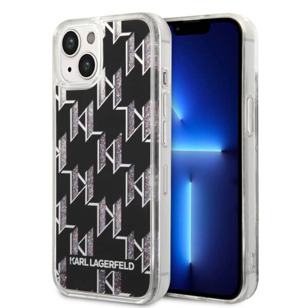 Karl Lagerfeld - Hardcase Liquid Glitter (KLHCP14SLMNMK) - iPhone 14 - Monogram