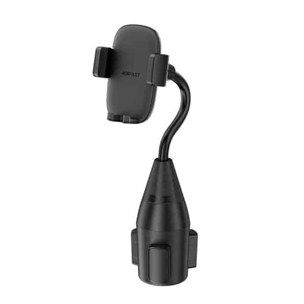Acefast - Βάση Στήριξης Αυτοκινήτου (D24) - για Cup Holder, Free 360° Rotation, Multi-angle Adjustment, Safety Lock, για Phone 4.5-6.7" - Μαύρο
