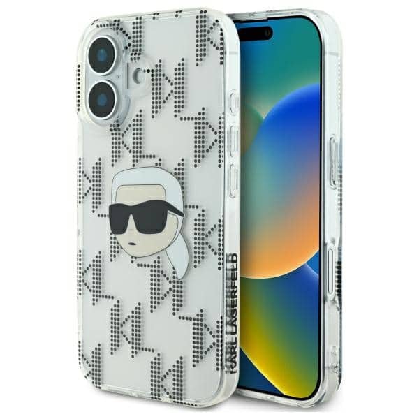 Karl Lagerfeld - IML Luxury Electroplated (KLHCP16SHKLPKHT) - iPhone 16 - Διάφανο Karl Head