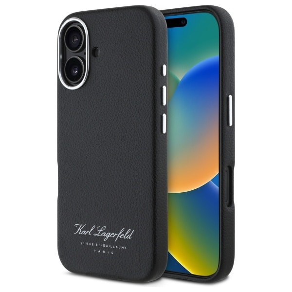 Karl Lagerfeld - Hardcase Leather Hotel (KLHCP16SPGWCMKHK) - iPhone 16 - RSG