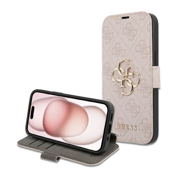 Guess - Book 4G (GUBKP15S4GMGPI) - iPhone 15 - Ροζ