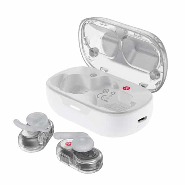 Acefast - Ασύρματα Earbuds Acefit Neo (FA003) - USB-C, IPX4, Bluetooth 5.3, Call Noise Reduction, Bass Effect, 550mAh - Λευκό