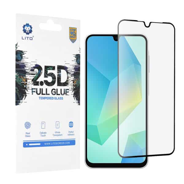 Lito - 2.5D FullGlue Glass - Samsung Galaxy A16 4G / A16 5G - Μαύρο