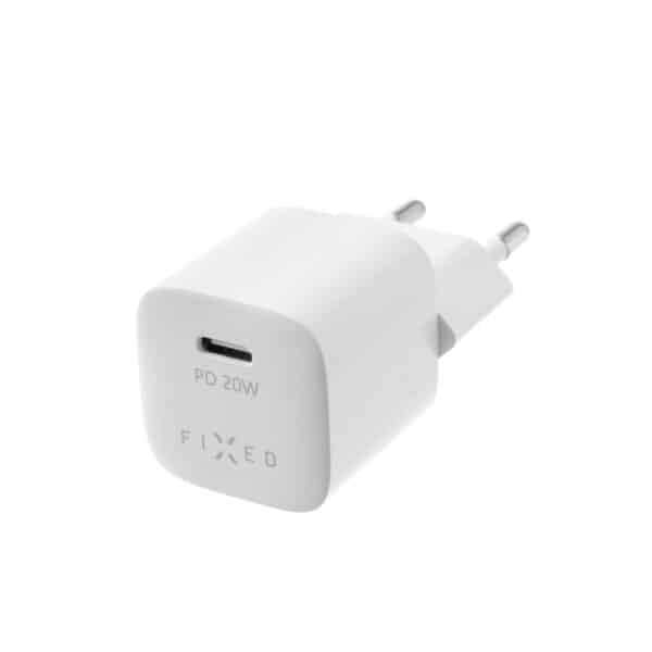 Fixed - Φορτιστής (FIXC20M-C-WH) - Type-C, Power Delivery 3.0, 20W - Λευκό