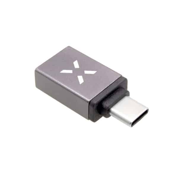 Fixed - Adapter (FIXA-UC-GR) - USB 3.0 to Type-C, 5Gbps, 2.4A, Aluminum Alloy - Γκρί
