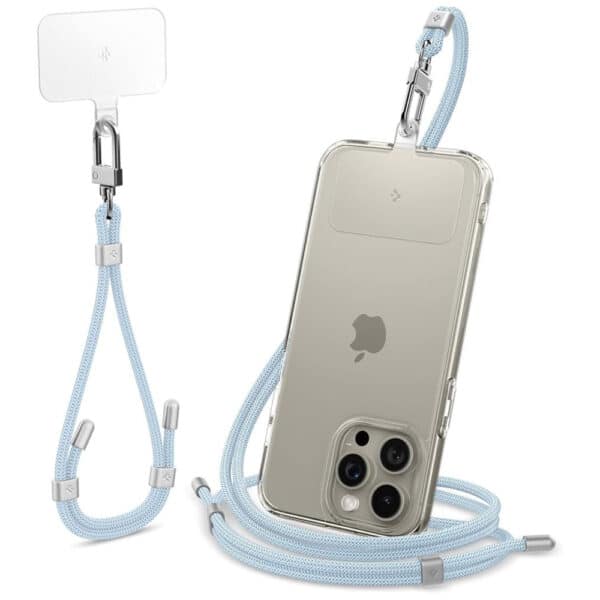 Spigen - Universal Λουράκι Λαιμού - Crossbody Lanyard for Phone Cases, 220 - 790mm - Mute Μπλε