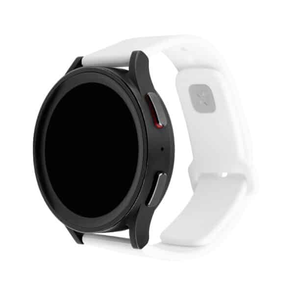 Fixed - Silicone Sporty Strap Set 20mm - Samsung Galaxy Watch 4/5/Active 2, Huawei Watch GT 3 (42mm)/GT 3 Pro (43mm) - Λευκό
