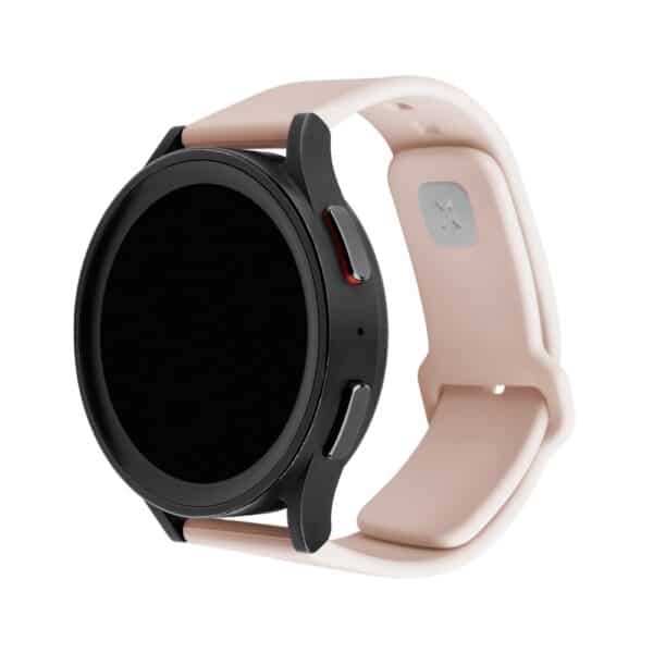 Fixed - Silicone Sporty Strap Set 20mm - Samsung Galaxy Watch 4/5/Active 2, Huawei Watch GT 3 (42mm)/GT 3 Pro (43mm) - Ροζ