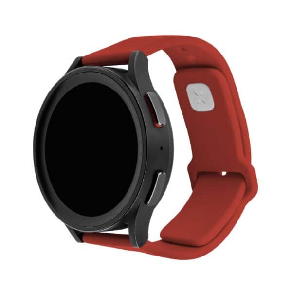 Fixed - Silicone Sporty Strap Set 20mm - Samsung Galaxy Watch 4/5/Active 2, Huawei Watch GT 3 (42mm)/GT 3 Pro (43mm) - Κόκκινο