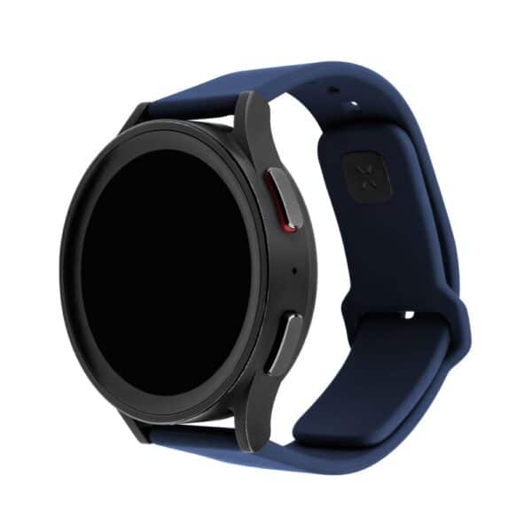 Fixed - Silicone Sporty Strap Set 20mm - Samsung Galaxy Watch 4/5/Active 2, Huawei Watch GT 3 (42mm)/GT 3 Pro (43mm) - Μπλε