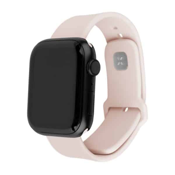 Fixed - Silicone Sporty Strap Set 35mm - Apple Watch 1/2/3/4/5/6/7/8/9/10/SE/SE 2/Ultra/Ultra 2 (42/44/45/46/49mm) - Ροζ