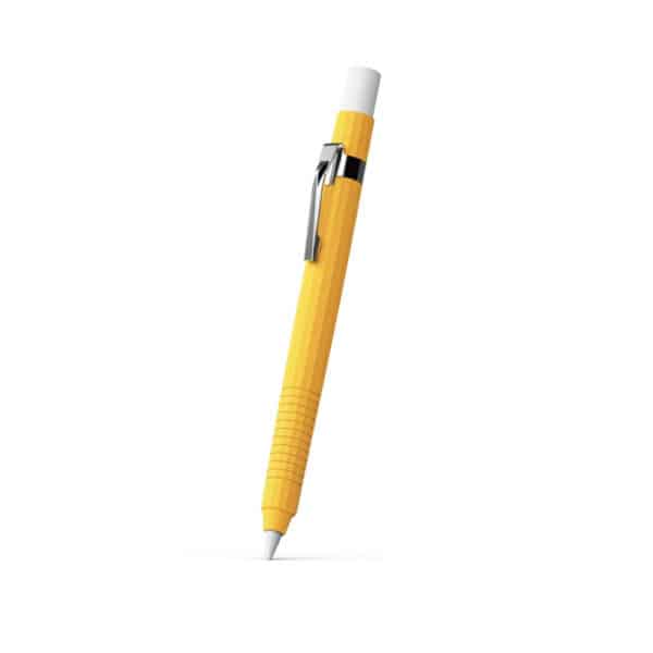 Ringke - Silicone Drafting Pencil Case - for Apple Pencil, Easy to Attach, Metal Holder Clip, Durable Elasticity - Κίτρινο