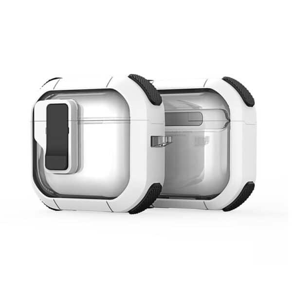 Dux Ducis - PECN Θήκη Σιλικόνης για Apple AirPods 4 - Λευκό / Μαύρο