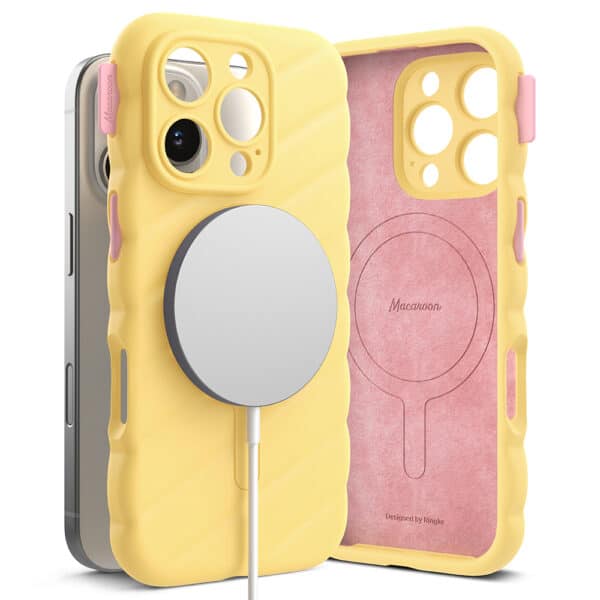 Ringke - Macaron Silicone MagSafe - iPhone 16 Pro - Κίτρινο