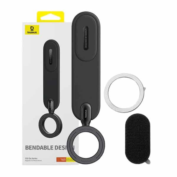 Baseus - Βάση Στήριξης Αυτοκινήτου C02 Go Series (C40165500111-00) - Magnetic Grip, Bendable Design, για Dashboard - Μαύρο