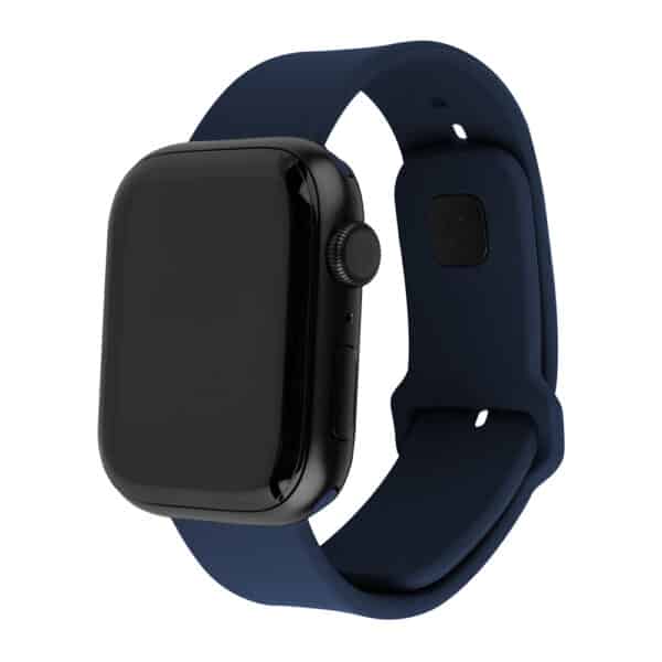 Fixed - Silicone Sporty Strap Set 35mm - Apple Watch 1/2/3/4/5/6/7/8/9/10/SE/SE 2/Ultra/Ultra 2 (42/44/45/46/49mm) - Μπλε