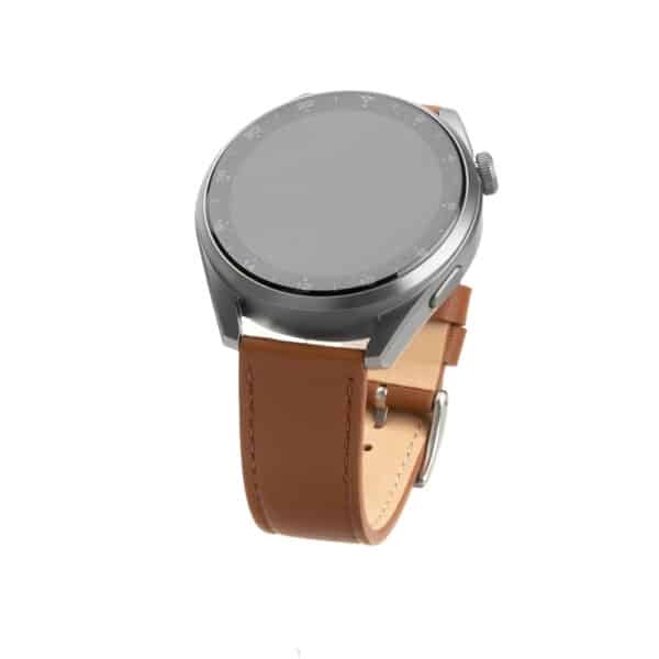Fixed - Leather Strap 20mm - Samsung Galaxy Watch 4/5/Active 2, Huawei Watch GT 3 (42mm)/GT 3 Pro (43mm) - Καφέ