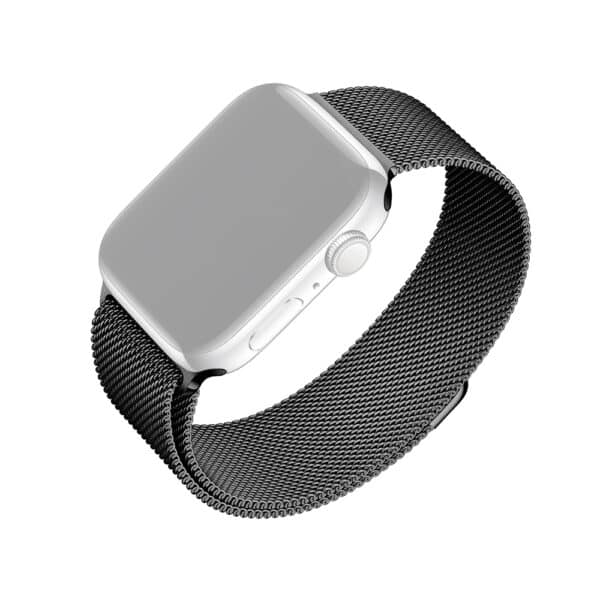 Fixed - Mesh Strap 32mm - Apple Watch 1/2/3/4/5/6/7/8/9/10/SE/SE 2 (38/40/41/42mm) - Μαύρο