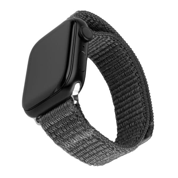 Fixed - Nylon Sporty Strap 32mm - Apple Watch 1/2/3/4/5/6/7/8/9/10/SE/SE 2 (38/40/41/42mm) - Σκούρο Γκρί