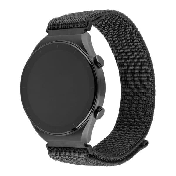 Fixed - Nylon Sporty Strap 20mm - Samsung Galaxy Watch 4/5/Active 2, Huawei Watch GT 3 (42mm)/GT 3 Pro (43mm) - Σκούρο Γκρί