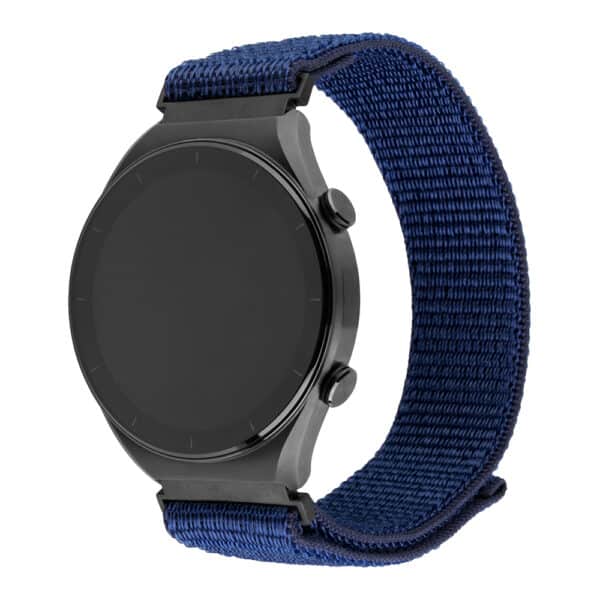 Fixed - Nylon Sporty Strap 20mm - Samsung Galaxy Watch 4/5/Active 2, Huawei Watch GT 3 (42mm)/GT 3 Pro (43mm) - Σκούρο Μπλε