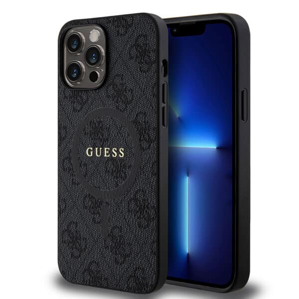 Guess - 4G Ring Classic Logo MagSafe (GUHMP13XG4GFRK) - iPhone 13 Pro Max - Μαύρο