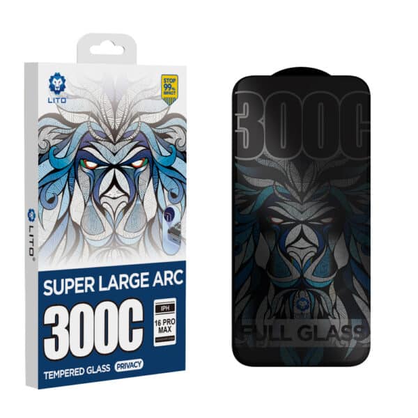 Lito - D+ Max Privacy 300C - iPhone 15 Pro Max - Μαύρο