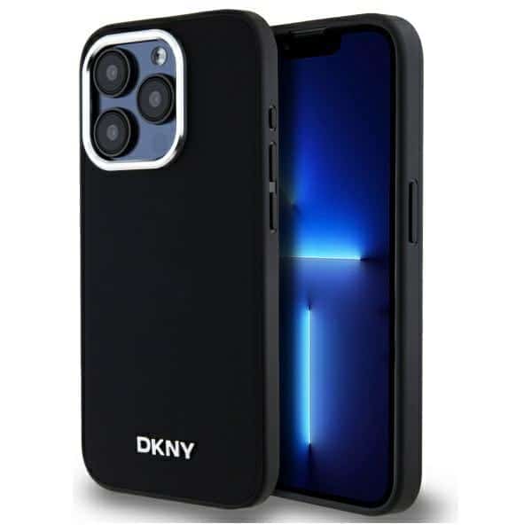DKNY - Hardcase Plain Logo MagSafe (DKHMP15LPSCMCLK) - iPhone 15 Pro - Μαύρο