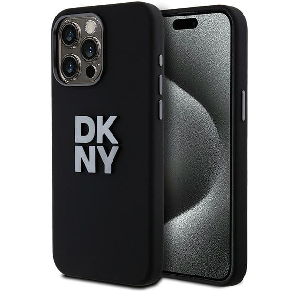 DKNY - Hardcase Liquid Silicone Metal Logo (DKHCP15LSMCBSK) - iPhone 15 Pro - Μαύρο
