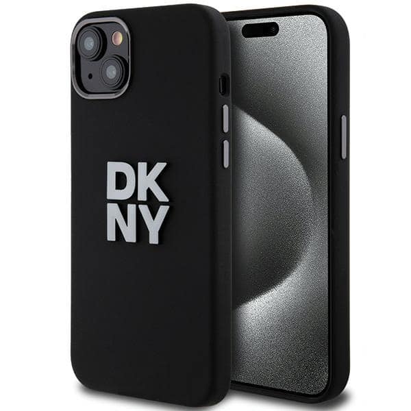 DKNY - Hardcase Liquid Silicone Metal Logo (DKHCP15SSMCBSK) - iPhone 15 - Μαύρο