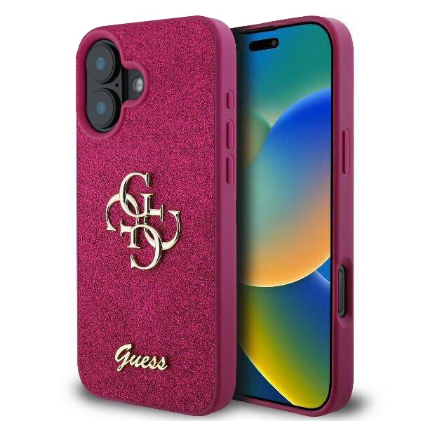 Guess - Glitter Fixed Big 4G (GUHCP16SHG4SGU) - iPhone 16 - Μώβ