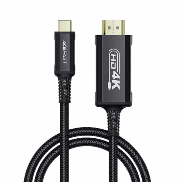 Acefast - Video Cable (C1-10) - Type-C to HDMI, 4k@60Hz, Plug and Play, 1.8m - Μαύρο