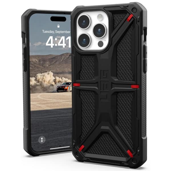 UAG - Monarch - iPhone 15 Pro Max - Kevlar Μαύρο